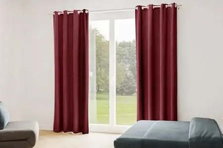 tenda in velluto effetto mélange beige di alta qualità